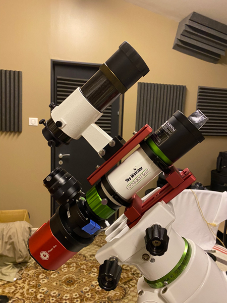 installation finale sur la monture